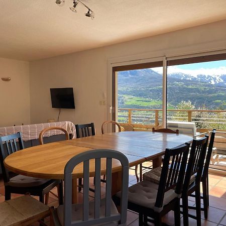 Gite Confort 15 Couchages, Vue Panoramique Montagne Hautes Alpes, Terrasses Embrun Exterior photo